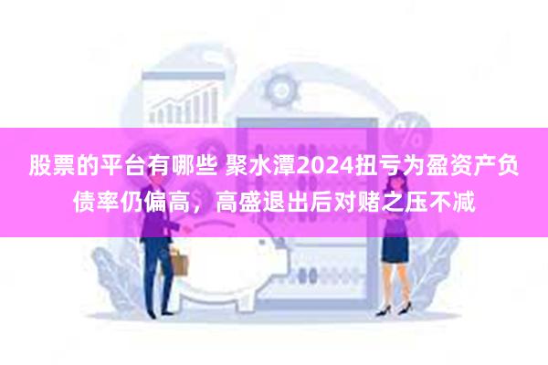 股票的平台有哪些 聚水潭2024扭亏为盈资产负债率仍偏高，高盛退出后对赌之压不减